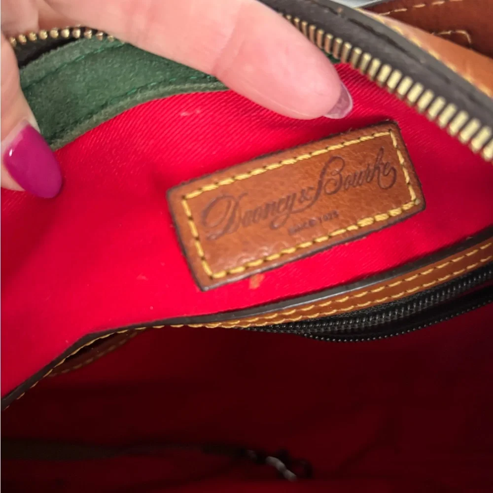Dooney & Burke True Saddle Bag Saddle Tan - Picture 10 of 12